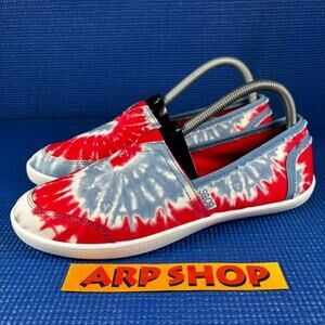 🔴 BOBS FROM SKECHERS PLUSH GRATEFUL DAY Women`s Size 9 Red Comfort Shoes 113150